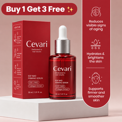 Buy 1 Get 3 FREE: Cevari™ NAD+ EDF Firming Serum